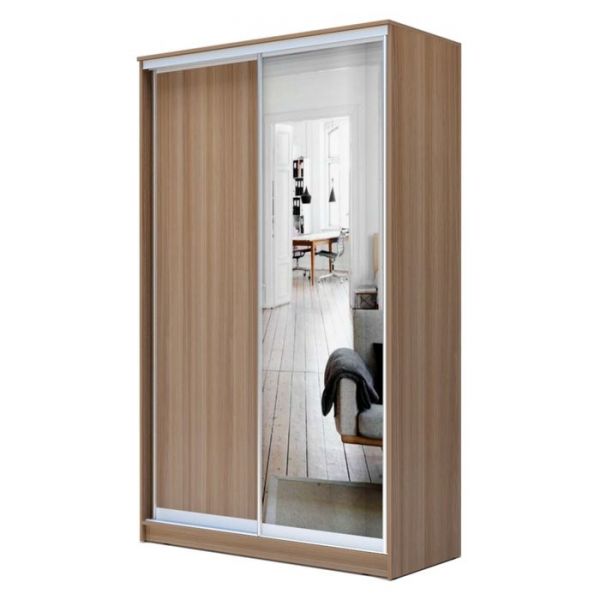 Шкаф-купе Хит-23-12-15, 2300х1200х620 Дуб молочный