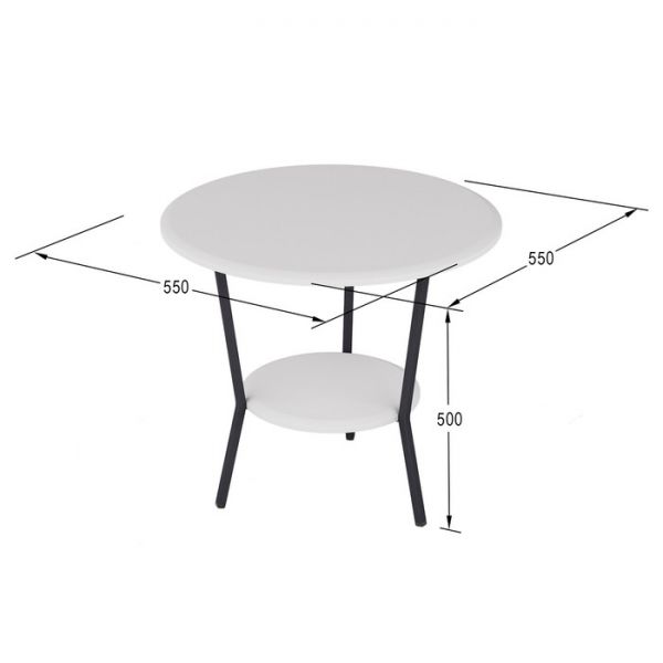 Стол журнальный «Шот», 550 ? 550 ? 500  мм, цвет базилик