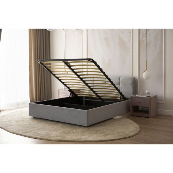 Кровать «Птичье Гнездо» с ПМ, 140 ? 200 см, ортопедическое основание, 1 ящик, velutto 51