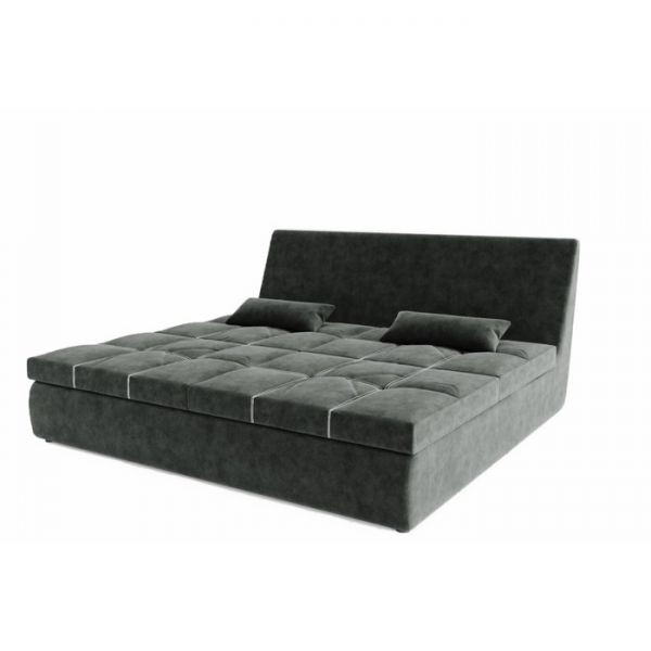 Прямой диван «Калифорния 3», велюр, цвет селфи 01