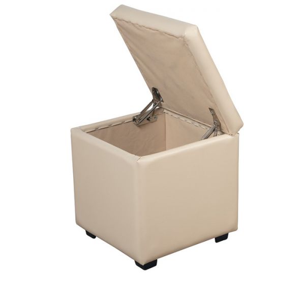 Пуф Рига 400х400х430 бежевый