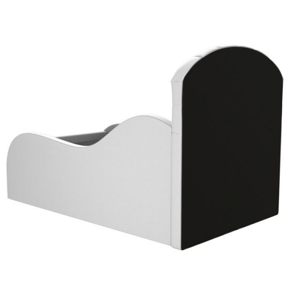 Детская кровать «Майя», механизм выкатной, экокожа, цвет белый