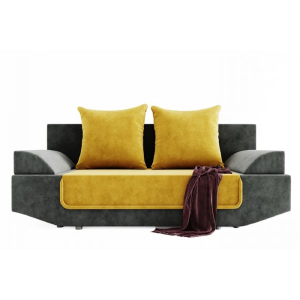 Диван прямой «Амаретто», пружинный блок, механизм еврокнижка, цвет селфи 08 / селфи 07