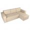 Угловой диван «Куба», механизм еврокнижка, экокожа, цвет бежевый