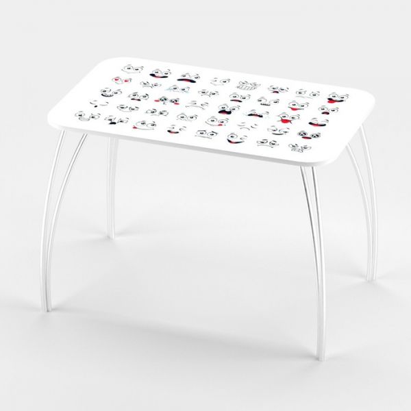 Обеденный стол Stalker, 1030 ? 640 ? 720 мм, ножки серые F1, цвет ромашковый чай