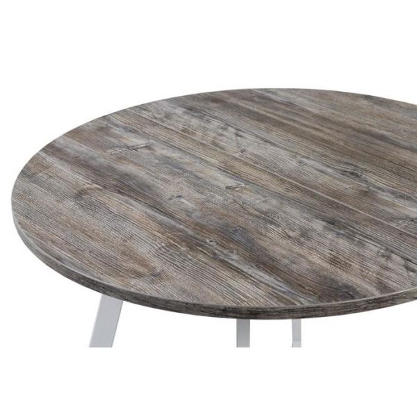 Стол РИМ D-940/1390 Сосна Пасадена/Опора РИМ Гаспар-К, белый глянец