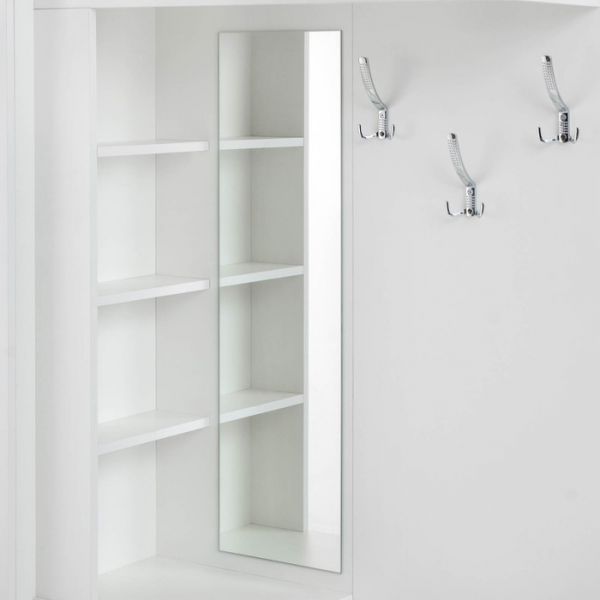 Прихожая Дуэт, 1500х380х2000, Белый