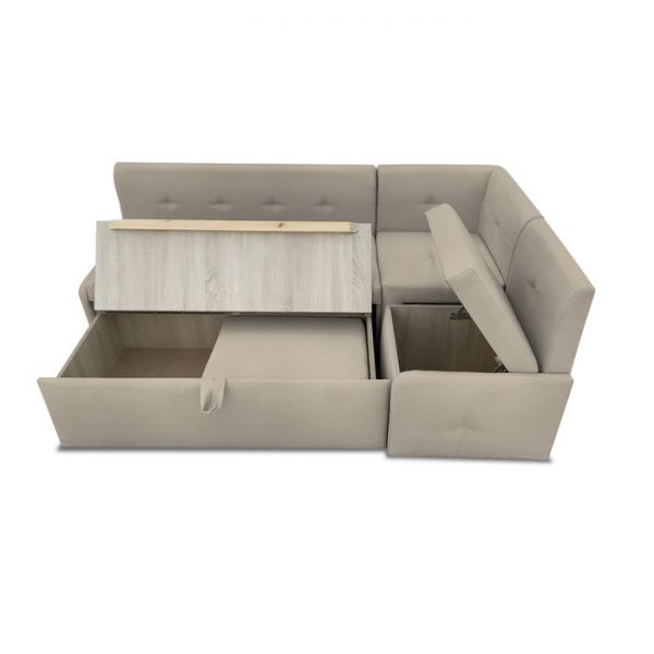 Кухонный уголок «Вена», механизм выкатной, искусственная кожа, цвет marvel berry