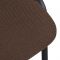 Стул "ИЗО" каркас чёрный, обивка ткань коричневая