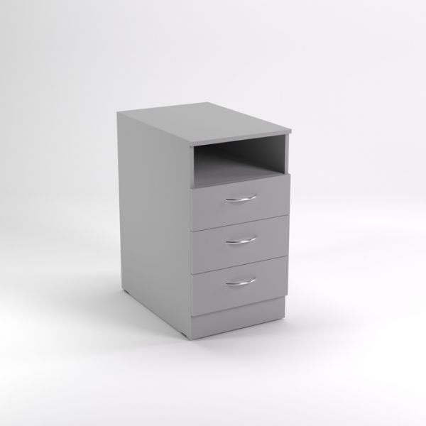 Тумба приставная ТСн4.7, 425х680х750 мм, белый шагр