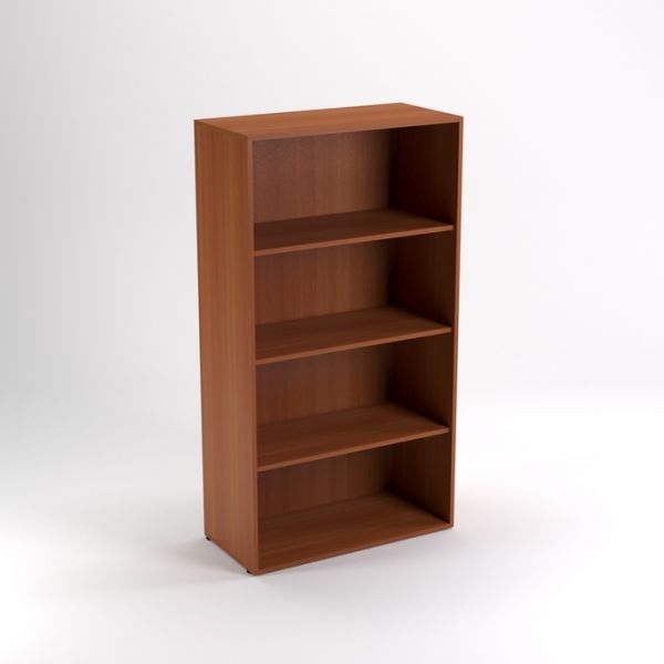 Шкаф стеллаж средний НШ-18, 760 ? 380 ? 1520 мм, белый шагр