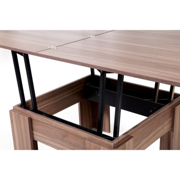 Стол журнальный СЖТ-2, 1600x800x750 Ясень Шимо темный