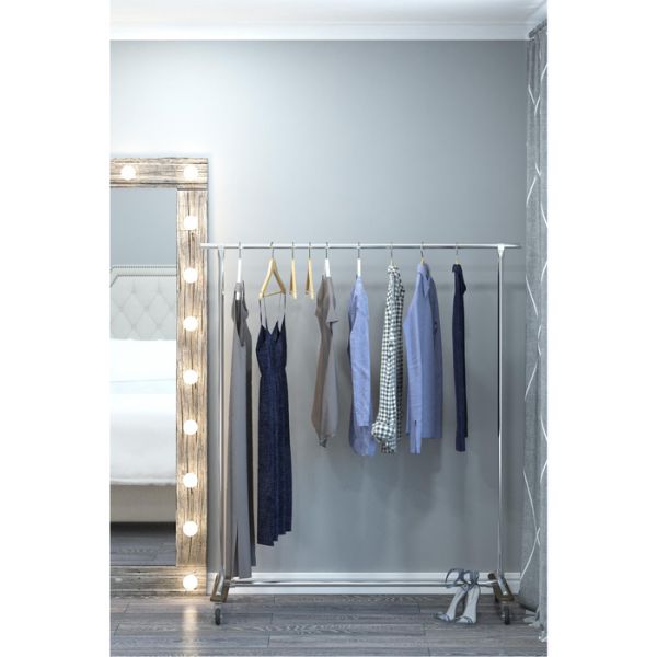 Вешалка гардеробная «Ольстер 1400», 1400 ? 500 ? 1580 мм, цвет дуб белёный