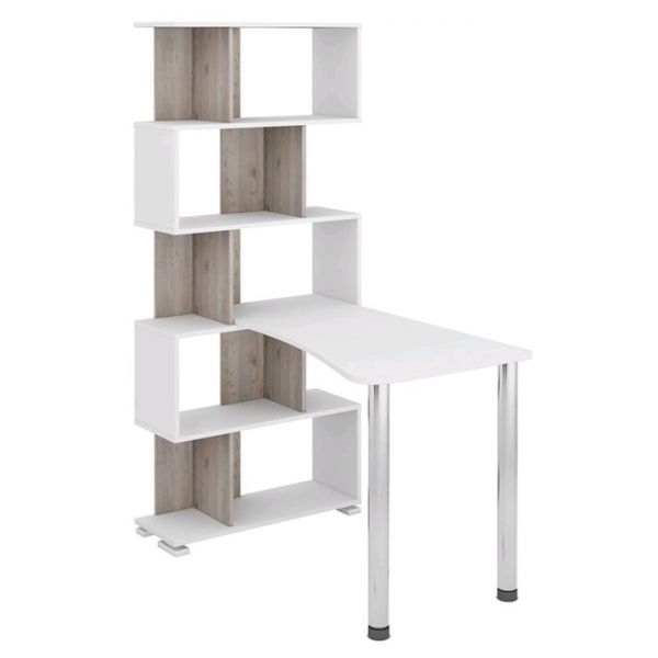 Стол-стеллаж «СЛ 5СТ 2», 750 ? 1182 ? 1731 мм, цвет белый