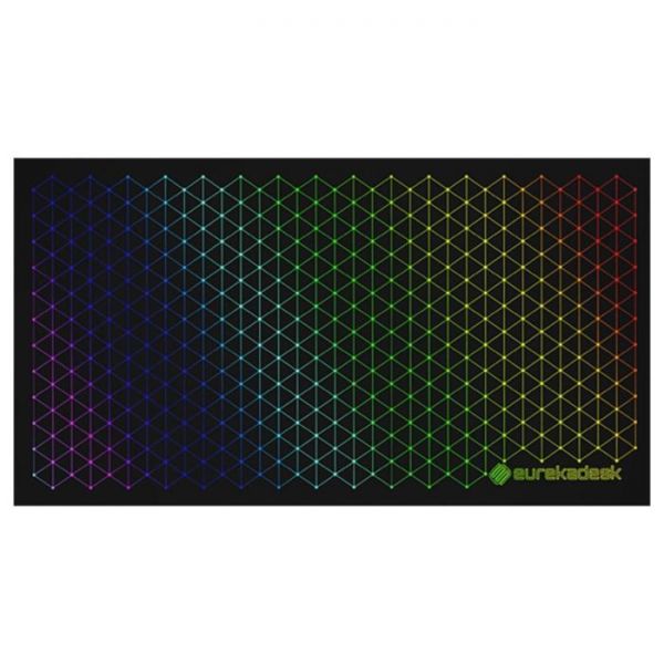 Стол игровой  EUREKA со стеклянной столешницей и RGB-подсветкой GTG-I43 Explorer edition