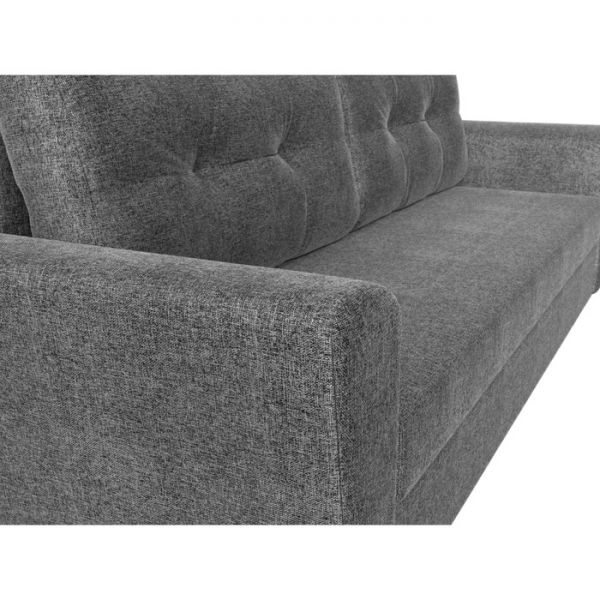 Диван прямой «Амстердам лайт», еврокнижка, рогожка, цвет бежевый