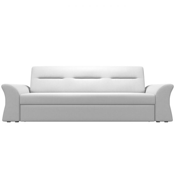 Прямой диван «Клайд», механизм дельфин, экокожа, цвет бежевый