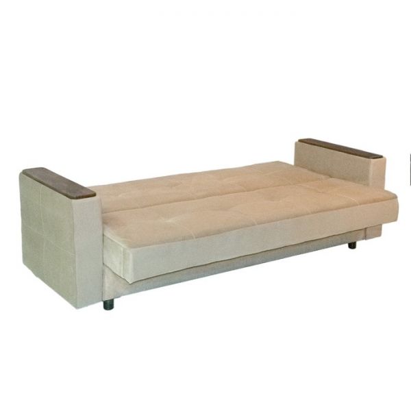 Диван прямой «Элегия 8», механизм книжка, ППУ, велюр, цвет бежевый