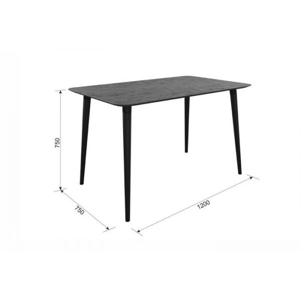 Стол обеденный Олимп-1 1200х750х750 светлый/венге