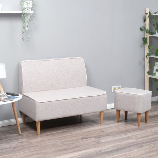 Диван "Одос" рогожка Neptune бежевый