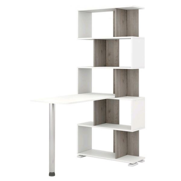 Стол-стеллаж «СЛ 5СТ», 750 ? 1099 ? 1731 мм, цвет белый
