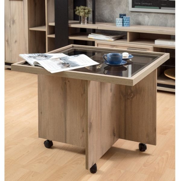 Стол журнальный Nature 16, 700 ? 700 ? 538 мм, цвет гаскон пайн