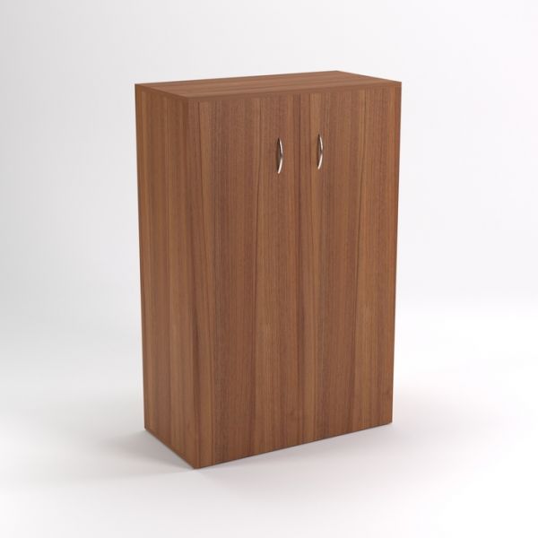 Шкаф стеллаж низкий НШт-5, 760 ? 380 ? 1153 мм, белый шагр