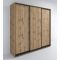 Шкаф-купе «Сим Д», 1500 ? 600 ? 2310 мм, ЛДСП, цвет дуб крафт