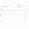 Стол компьютерный угловой левый 1360*900*750  Белый