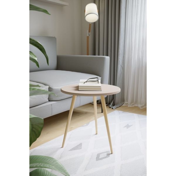 Стол журнальный «Бекс 450», 450 ? 450 ? 450 мм, цвет белый