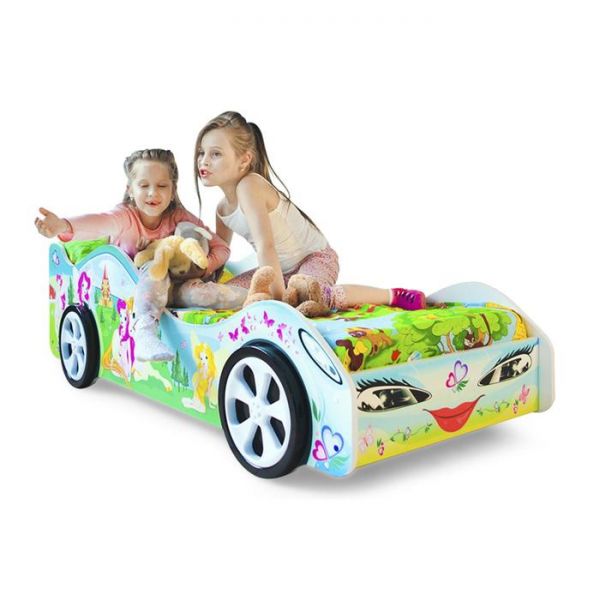 Детская кровать-машина «Принцесса»