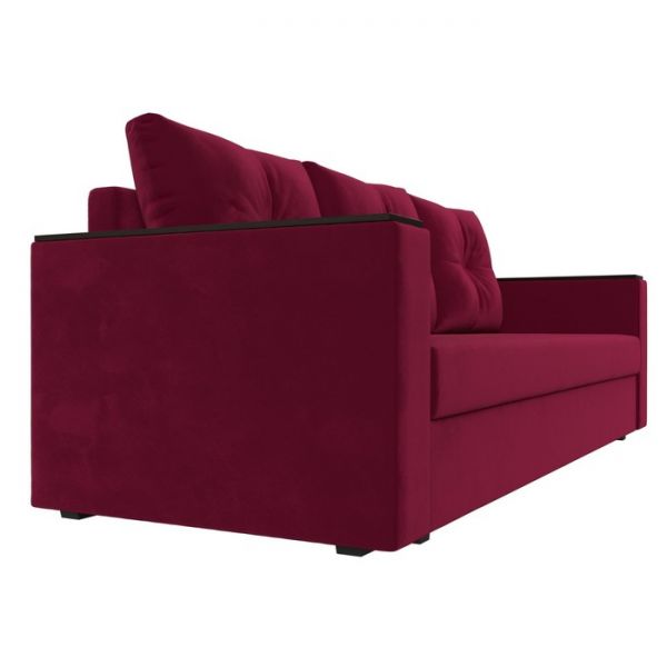 Диван прямой «Атланта лайт», без стола, еврокнижка, микровельвет, цвет бежевый