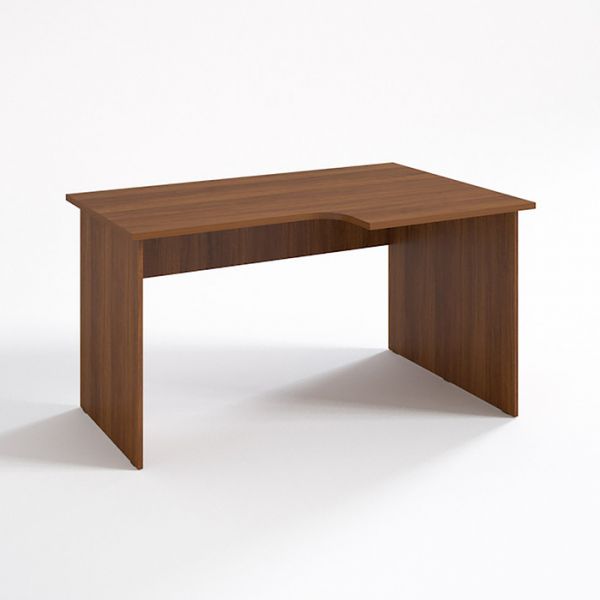 Стол угловой правый СП14.9.7(16), 1400х900/680х750 мм, белый шагр