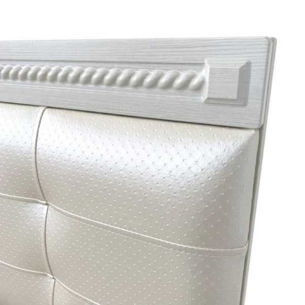 Кровать с ПМ «Азалия № 1200», 1200 ? 2000 мм, цвет бодега белый