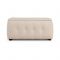 Прямоугольный пуф «Алеро», 800 ? 430 ? 410 мм, цвет взбитые сливки