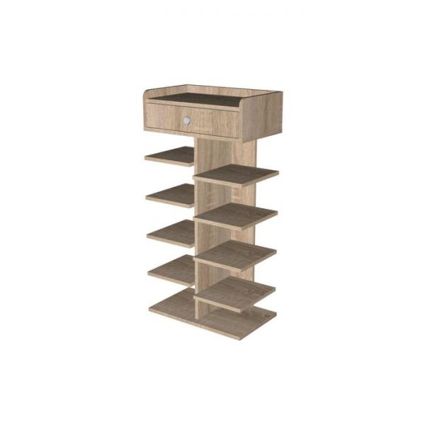 Стойка под обувь, 500 ? 300 ? 1000 мм, цвет белый