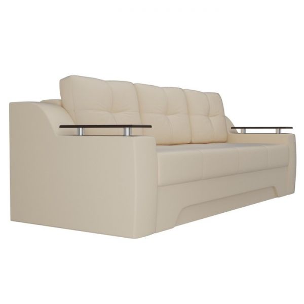 Диван прямой «Сенатор», механизм еврокнижка, экокожа, цвет бежевый