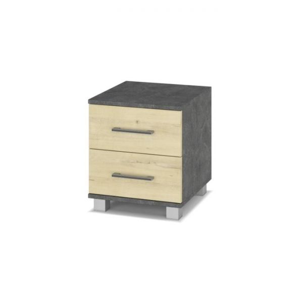 Тумба прикроватная Аманда-А21 400х420х450 с ящиками Шимо темный/светлый