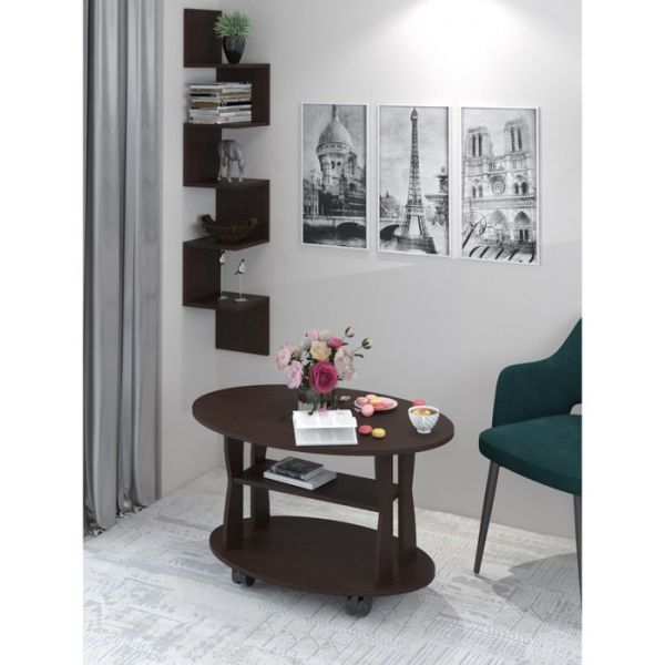 Стол журнальный 2, 900 ? 600 ? 515 мм, цвет белый