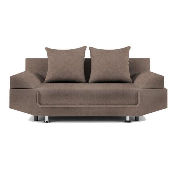 Диван «Анюта», спальное место 190 х 135 см, ящик, Арбен, цвет SavanaCamel-SavanaHazel