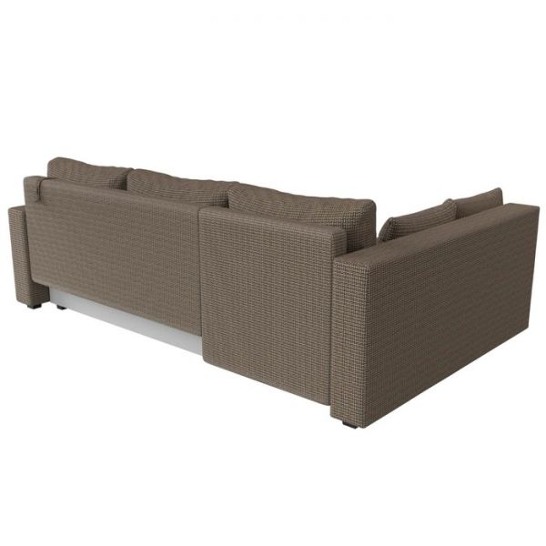 Угловой диван «Мансберг», механизм еврокнижка, угол левый, рогожка, цвет корфу 03