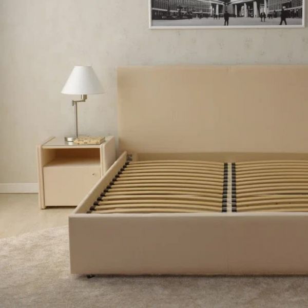 Кровать «Атриум» без ПМ, 1400 ? 2000 мм, ортопедическое основание, цвет velutto 05