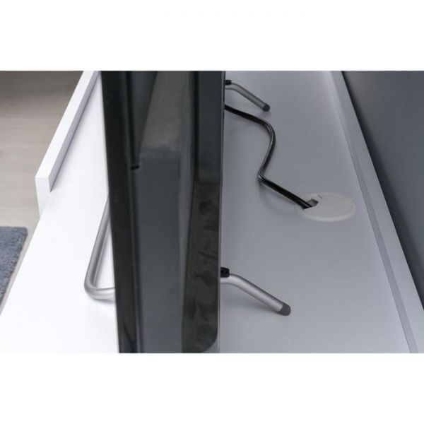 Тумба под ТВ Лайт 13.282, 1400х399х483, Белый премиум