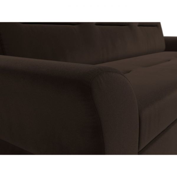 Прямой диван «Клайд», механизм дельфин, микровельвет, цвет бежевый