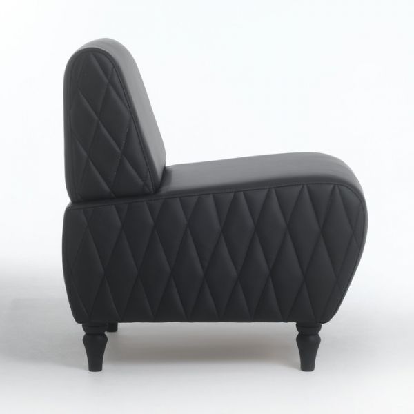 Кресло "Буно" экокожа черный