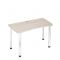 Стол СКЛ-Софт140МО, 1400 ? 750 ? 770 мм, цвет белый жемчуг