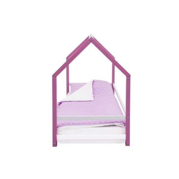 Детская кровать-домик Монтессори Бельмарко Svogen лаванда-белый