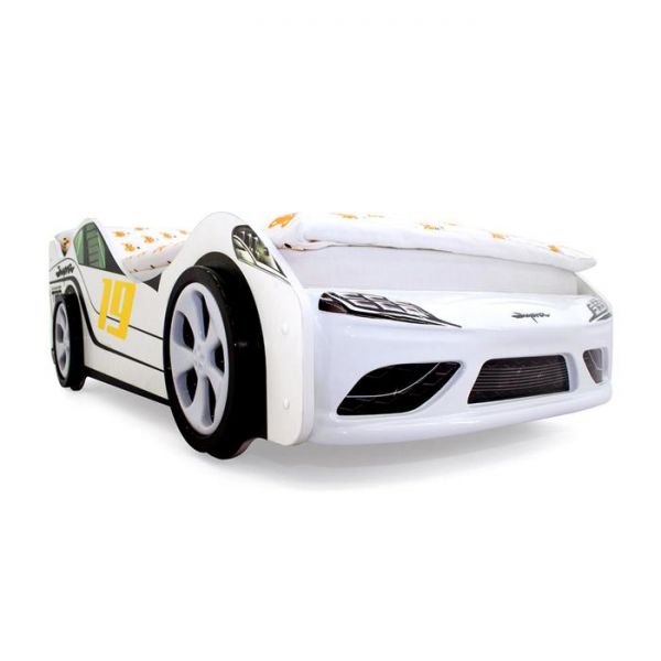 Кровать-машина Бельмарко «Супра белая»