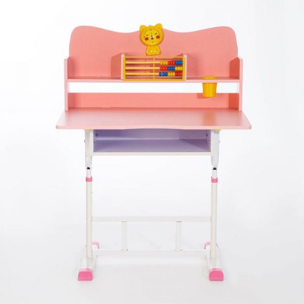 Растущая парта со стулом T22, розовая, ростовая группа №3-4