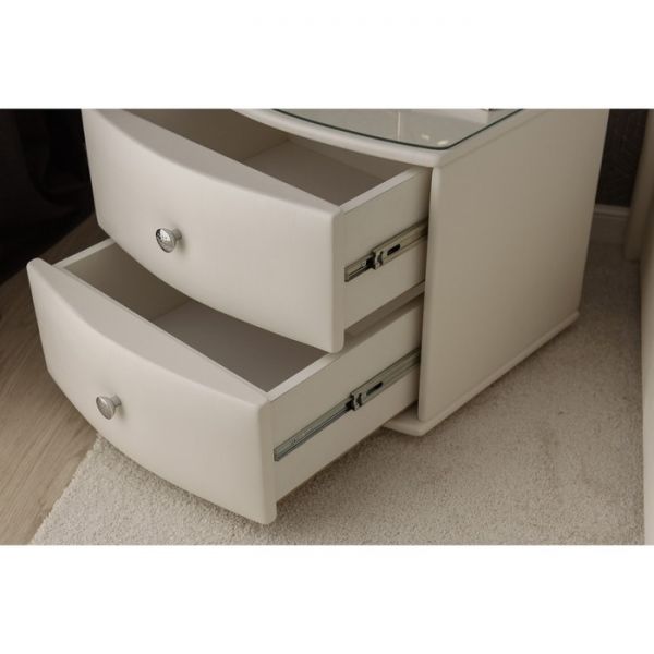 Тумба «Люнетта», 2 ящика, 500 ? 450 ? 450 мм, цвет взбитые сливки